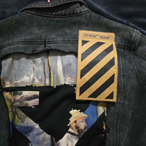 Virgil abloh off-white denim jacket - Picture 3 of 4